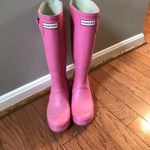 Pink Hunter Boots